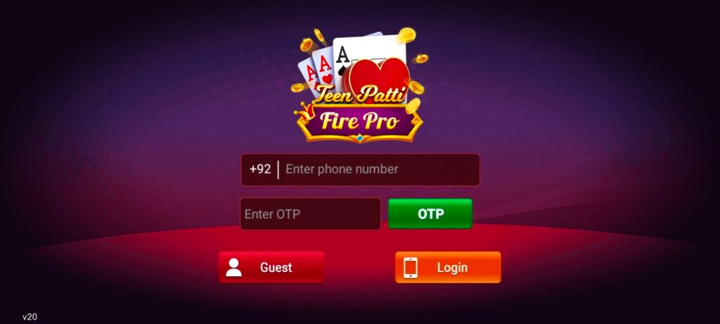 Teen Patti Fire pro Game